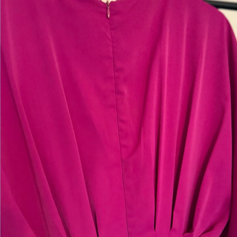 Beautiful Magenta Wide Leg Jumpsuit - Picture 12 of 16